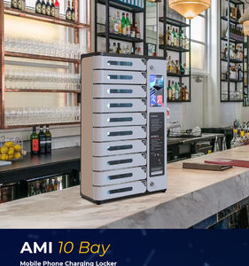 Y2Power <span class=keywords><strong>AMI</strong></span> Pro 10 Bay interno Touch Screen Mobile armadietto di ricarica con 14 'pubblicità schermo superiore & PD 20W ricarica rapida - Product Image 6