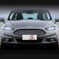 Bombilla LED para Faro Delantero de Ford Fusion, Lente de Proyector de Xenón, 2013 2014 2015 2016, Mondeo, Luz de Señalización, Faro Delantero LED DRL