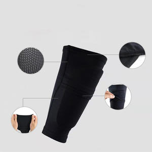 Protector de <span class=keywords><strong>Espinilleras</strong></span> Reutilizable de Color Puro Unisex para Niños, Calcetines para <span class=keywords><strong>Portero</strong></span> de Fútbol, Protector de Empeine y Pantorrilla para Rugby - Product Image 3