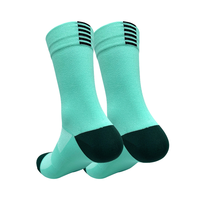 Chaussettes de sport Bioserica Era de haute qualité pour hommes, avec logo sur le bord/coupe du bas, respirantes, tricotées, anti-odeur, pour le cyclisme, personnalisables, collection automne
