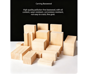 Blocchi <span class=keywords><strong>di</strong></span> <span class=keywords><strong>Legno</strong></span> <span class=keywords><strong>di</strong></span> <span class=keywords><strong>Tiglio</strong></span> Naturale Premium, Materiale Grezzo <span class=keywords><strong>per</strong></span> Scultura e Lavorazione Artigianale Fai-da-Te - Product Image 6