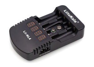 Universal Smart AC DC 4 ranuras enchufe plano NiMH cargador de batería eléctrica Compatible con múltiples baterías <span class=keywords><strong>AA</strong></span>/AAA de 1,2 V - Product Image 3