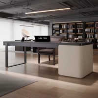 Nouveau bureau de direction haut de gamme 2026, bureau de superviseur, bureau d'employé, série moderne simple avec plateau épaissi