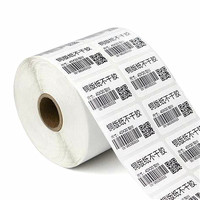 Autocollant de code QR personnalisé en Chine, papier d'étiquette de code QR auto-adhésif de haute qualité, services d'emballage et d'étiquetage personnalisés