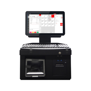 OEM/ODM 14 Inch+14 Inch <b>Pos</b> <b>System</b> All in One Cash Register Machine Capacitive Touch <b>Pos</b> Terminal - Product Image 1