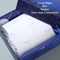 Papel de Envolver Personalizado con Logotipo de Marca, Recubierto de Cera, Biodegradable y Reciclable, 100 Unidades, para Pequeñas Empresas, Ropa, Camisetas, Velas