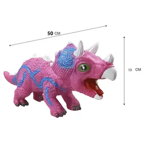 2023 brinquedo triceratops de dinossauro, modelo de dinossauro para crianças, brinquedos fazenda, animais, conjunto de dinossauro macio, brinquedos educativos para bebês, venda quente