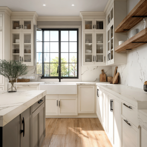 Mobili da <span class=keywords><strong>Cucina</strong></span> Moderni su Misura con Isola, <span class=keywords><strong>Dimensioni</strong></span> Personalizzate, Stoccaggio Organizzato e Realizzati su Ordinazione - Product Image 1