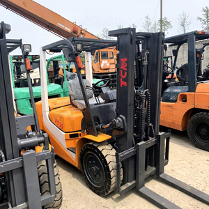 From USA High Quality <b>Used</b> TCM FD30 3ton Diesel 4WD Forklift 2022 Year with Low Hours Solid Tire for Sale - Product Image 1