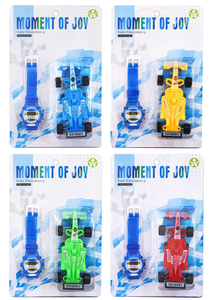 นาฬิกาอิเล็กทรอนิกส์ดิจิตอลลาย<span class=keywords><strong>การ์ตูน</strong></span>เด็กผู้ชายชุดรถของเล่นของขวัญวันเกิดสำหรับเด็ก - Product Image 5