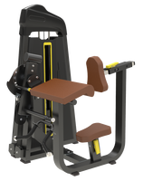 Máquina de gimnasio comercial para curl de bíceps sentado y extensión de tríceps con selección de carga por pin, para bíceps/tríceps, de uso profesional