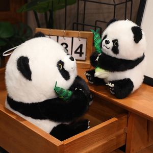 20cm 30cm Super Macio Bonito Pelúcia Animal Brinquedo <span class=keywords><strong>Panda</strong></span> Abraço Bambu Shoot Presente - Product Image 5