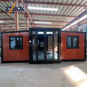 <span class=keywords><strong>Casa</strong></span> Modular Prefabricada con Textura de Madera Resistente a la Intemperie, <span class=keywords><strong>Casa</strong></span> Contenedor Expandible de Lujo de 20 pies/40 pies con Baño para el Mercado de EE. UU. y Australia - Product Image 2