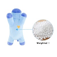 Peluche lestée personnalisée, douce et rembourrée, jouet en peluche anime pour enfants, favorisant le sommeil apaisant et la sécurité, conforme ASTM, avec rembourrage lesté personnalisé