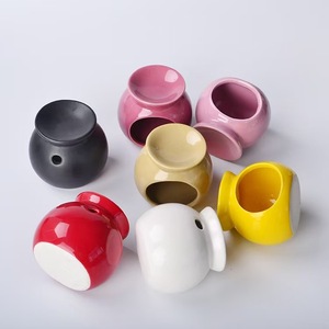 Wooden <strong>Wax</strong> <strong>Melt</strong> Essential Oil Burner Colorful Mini Ceramic Aroma Burner Aromatherapy Tarts Holder Sandalwood Assorted <strong>Wax</strong> <strong>Warmer</strong> - Product Image 2