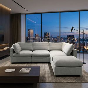 Flexible Configuration Modular Sectional Living Room Furniture <b>Waterproof</b> Cloud Couch - Product Image 1