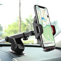Support de navigation universel pour téléphone portable en fibre de carbone, support de téléphone réglable à ventouse pour smartphone