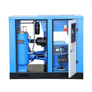 Compressore d'aria industriale a vite da 7.5kw, 11kw, 15kw, 22kw con essiccatore d'aria e serbatoio di accumulo gas - Product Image 1