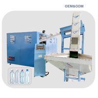 Machine de soufflage de bouteilles PET à deux cavités, écologique, haute productivité, à commande automatique par PLC, à cylindre rotatif