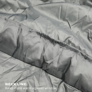 HOMFUL ถุงนอนคุณแม่แบบพกพาน้ำหนักเบา,ถุงนอนสำหรับแคมป์ปิ้งพร้อมฮู้ดแบบหูรูดสำหรับคุณแม่ - Product Image 3