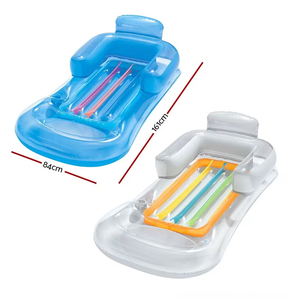 Flotador Inflable para Piscina con Forma de Silla, de PVC Grueso, con Almohada y Portavasos, para Adultos, para la Playa en Verano - Product Image 5