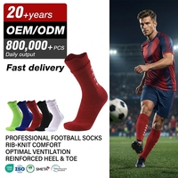 Chaussettes de compression athlétiques personnalisées, élite, séchage rapide, respirantes, antidérapantes, pour le sport, la course à pied, le football