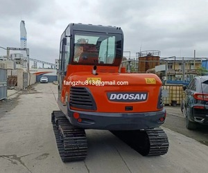 Vente flash 2020-2021 Excavatrice sur chenilles Doosan DX55-7/DX55-9 d'occasion avec 1 an de garantie Moteur Boîte de vitesses & Pompe - Product Image 6