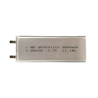 Batteries Lipo personnalisées d'usine 4541113 semi-solides 3.7v 3000mAh à haut degré de sécurité