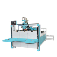 Machine ondulée de alimentation manuelle semi-automatique de colle de dossier de carton de boîte de feuille