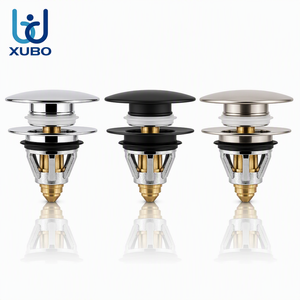 <span class=keywords><strong>Bouchon</strong></span> de lavabo escamotable chromé G 1 1/4 avec joint en caoutchouc <span class=keywords><strong>silicone</strong></span> et mécanisme en laiton <span class=keywords><strong>universel</strong></span> - Product Image 2