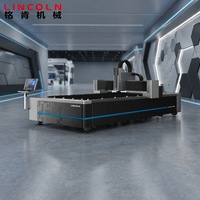 Machine de découpe laser à fibre CNC automatique haute vitesse LINCOLN 4020 6000W pour tôles métalliques épaisses, découpe de précision à l'eau