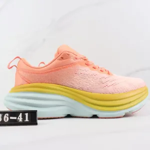 Scarpe da Corsa Unisex Bondi 8 di Alta Qualità per Uomo e Donna, Sneakers Nere con Ammortizzazione per Maratona, Resistenti all'Usura e Traspiranti - Product Image 3