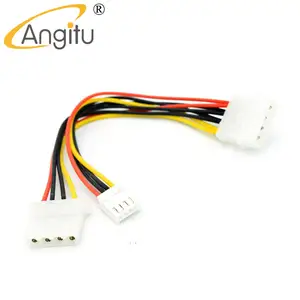 Angitu Fabriek Prijs 18awg 4pin Ide Molex Naar Floppy Molex Power Cable-20cm