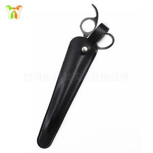 En stock: estuches para tijeras de cuero PU en varios tamaños, bolsas de almacenamiento para máquinas de cortar cabello, y fundas protectoras/estuches para tijeras de sastre. - Product Image 2