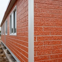 Panel de Pared Metálico Aislado Ignífugo de 16 mm - Revestimiento Exterior Moderno Tipo Sándwich para Casas Prefabricadas y Villas
