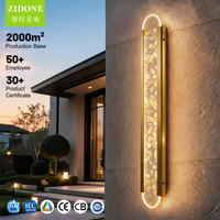 Applique murale LED minimaliste moderne pour chambre et salon, design long et élégant