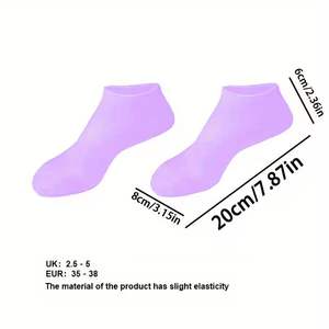 Chaussettes hydratantes en gros pour les pieds, traitement des talons fendillés et protection des chevilles - Product Image 2