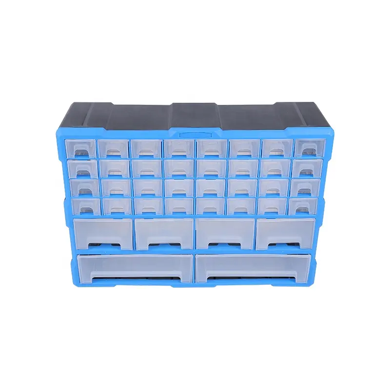 최신 판매 제품 격실 저장 가정 사용 공구 콘테이너 플라스틱 부속 저장 상자 구색 상자