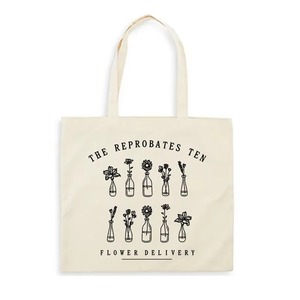 The Reprobates Ten Flower Delivery - Bolsa de lona con estampado de arte floral vintage, bolso de hombro para compras diarias y regalos - Product Image 5