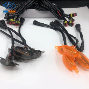 Grille gündüz koşu Amber renk <span class=keywords><strong>Led</strong></span> evrensel araba <span class=keywords><strong>led</strong></span> ön izgara strobe koşu işık - Product Image 6