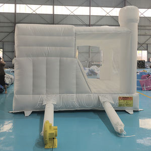 Maison gonflable de rebond pour enfants avec ballons, videur gonflable commercial en PVC avec toboggan pour la fête de mariage - Product Image 3