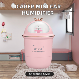 เครื่องเพิ่มความชื้นในอากาศขนาดเล็กแบบพกพาสำหรับครอบครัวเครื่องพ่นหมอกเย็นด้วยคลื่นอัล<span class=keywords><strong>ต</strong></span>ร้าโซนิคสำหรับรถยน<span class=keywords><strong>ต</strong></span>์โรงแรมกลางแจ้ง-ใช้แบตเตอรี่ไฟฟ้า - Product Image 2