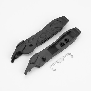 Herramienta Desmonta Neumáticos Multifunción de Plástico POM Resistente con Punta de Desinflado, Gancho para Cadena y Almacenamiento, para Reparación de Bicicletas de Montaña y Carretera, Negro, 13cm - Product Image 3
