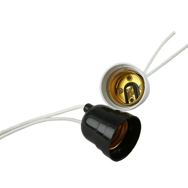 Nouveau support de lampe étanche extérieur ABS E27 support de lampe en plastique universel pour lustres