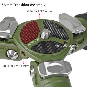 XT-324C+GS44 Trípode Profesional de Fibra de Carbono de Alta Resistencia para Caza con Fundas de <span class=keywords><strong>Camuflaje</strong></span> para Tiro de Depredadores al Aire Libre - Product Image 4