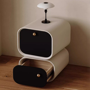 Designer creativo in legno massello comodino camera da letto <span class=keywords><strong>per</strong></span> bambini piccoli armadietti moderni Homestayers comodino MTN8119 - Product Image 3