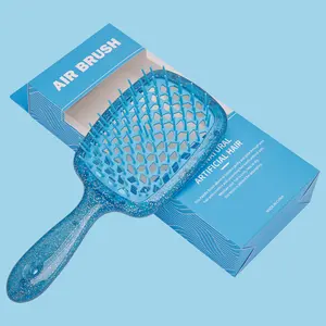 New Arrival Plastic Combs Shower Whole Glitter CollectionHair Brush Wide Tooth Comb For Shower Detangle Hair Brush