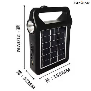 Altavoz Solar Multifuncional para Camping, Panel Solar de 6V 2w, Kit Solar, Radio, Sistema de Lámpara Solar para el Hogar - Product Image 4