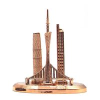 Venta al por mayor personalizado de lujo palabra antigua famosa 3D miniatura edificio modelo Burj Khalifa Torre recuerdo turístico para la decoración del hogar