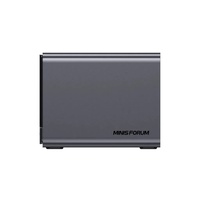 MINISFORUM N5 Pro NAS Mini PC AMD Ryzen AI 9 HX PRO 370 5-Bay HDD+3-Bay SSD DDR5 ECC OCuLink 2xUSB4 10G+5G 2xLANs Server Rumah